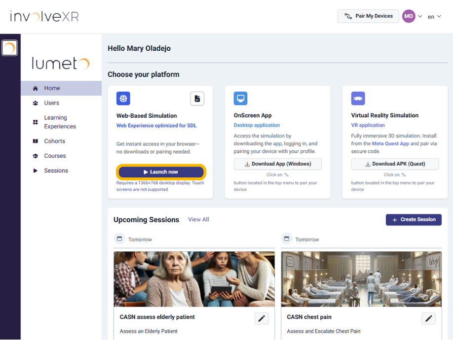  Screenshot - Launch Now Button