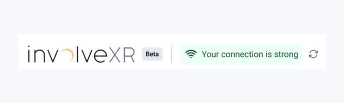 Connection check warning about a poor internet connection
