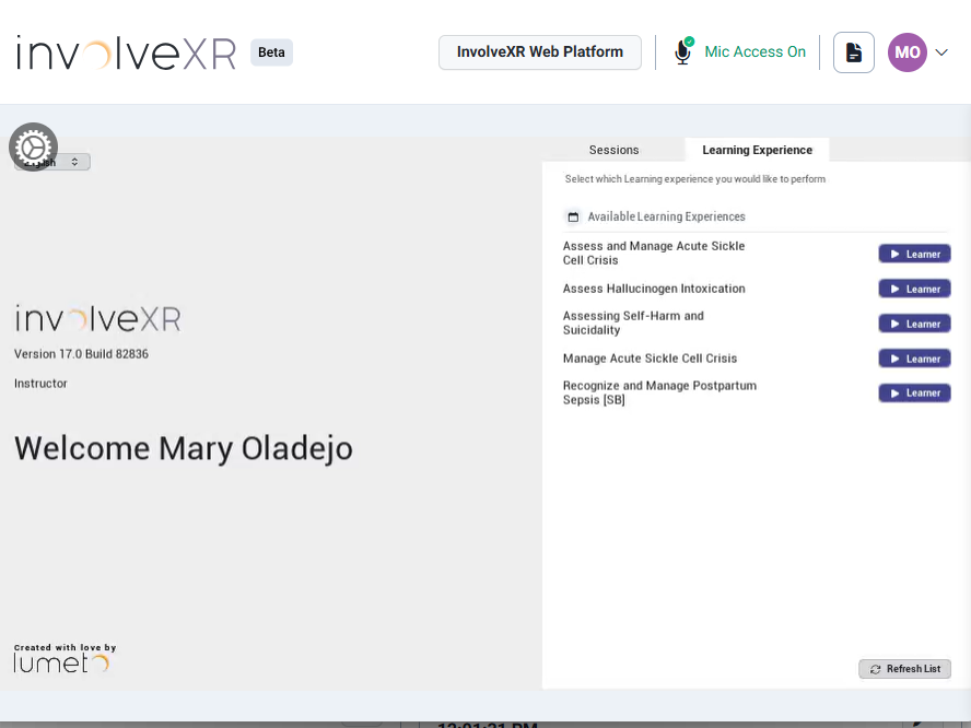  Screenshot - Web-Based Simulation card