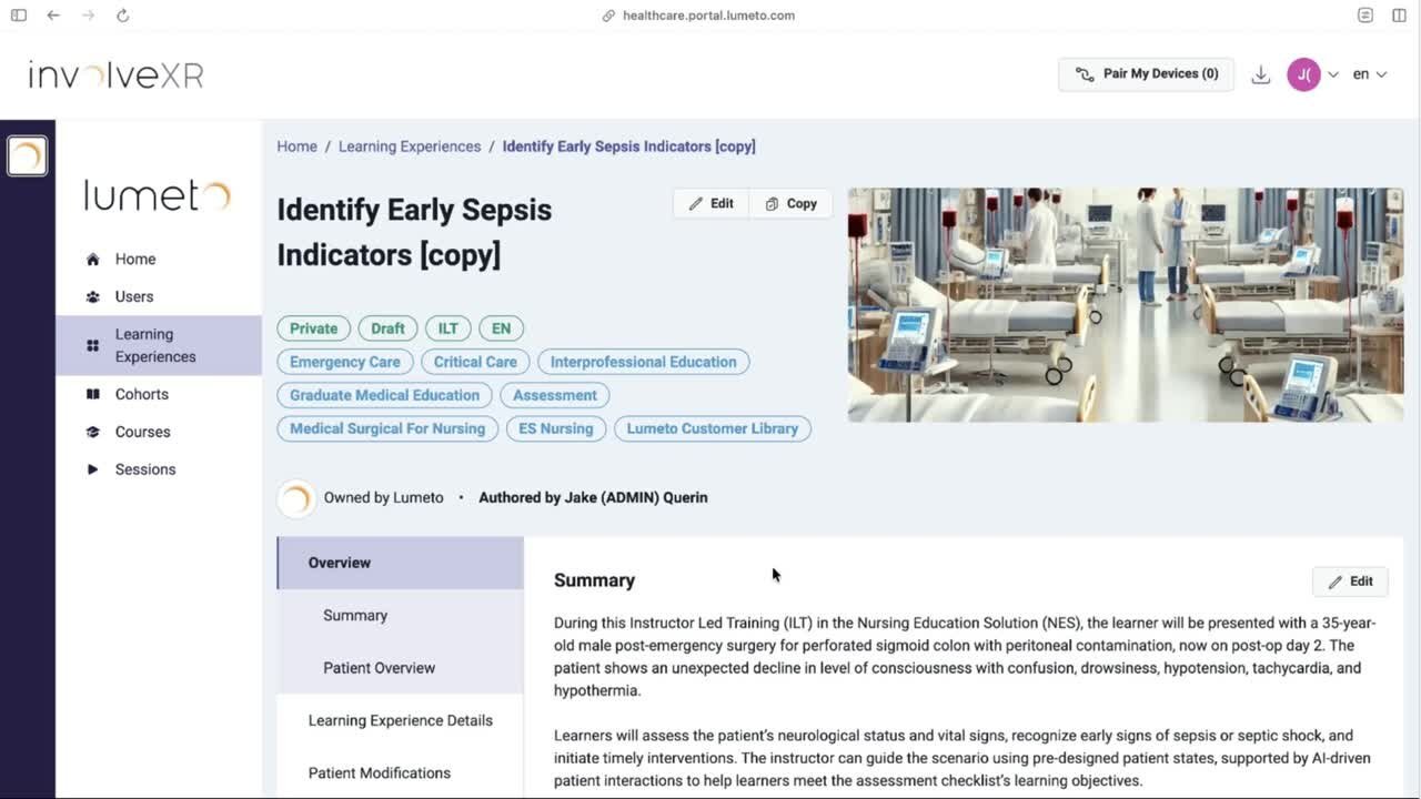 Writing the summary, learner brief, and learning objectives video